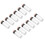 Billiard Cue Tips 12pcs Professional Lightweight Durable Pool Cue Accessories 13
