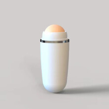 (White) Volcanic Face Roller for Oily Skin Control, Reusable