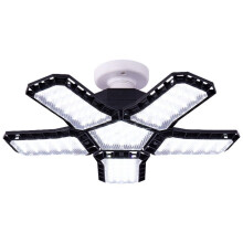 Super Bright LED Garage Light with 5 Adjustable Panels, E27 Screw Socket for Industrial Use