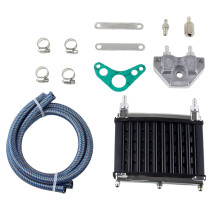 Motorcycle Engine Oil Cooler Cooling Dirt Pit Soil Bike Radiator for ATV Quad 50cc 70cc 90cc 110cc 125cc 140cc 150cc Set