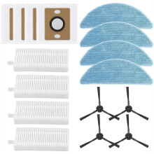 Filter Mop Cloth Dust Bag Side Brush Kit for  V9/V9 Pro/G9/G9 Pro Self Emptying Robot Vacuum Cleaner Parts