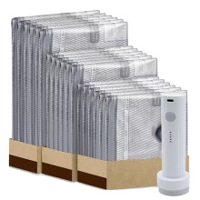 Lot de 15 Sacs de Sous Vide avec Pompe Rechargeable, pour Bagages et Valises, Gain de Place pour VĂŞtements