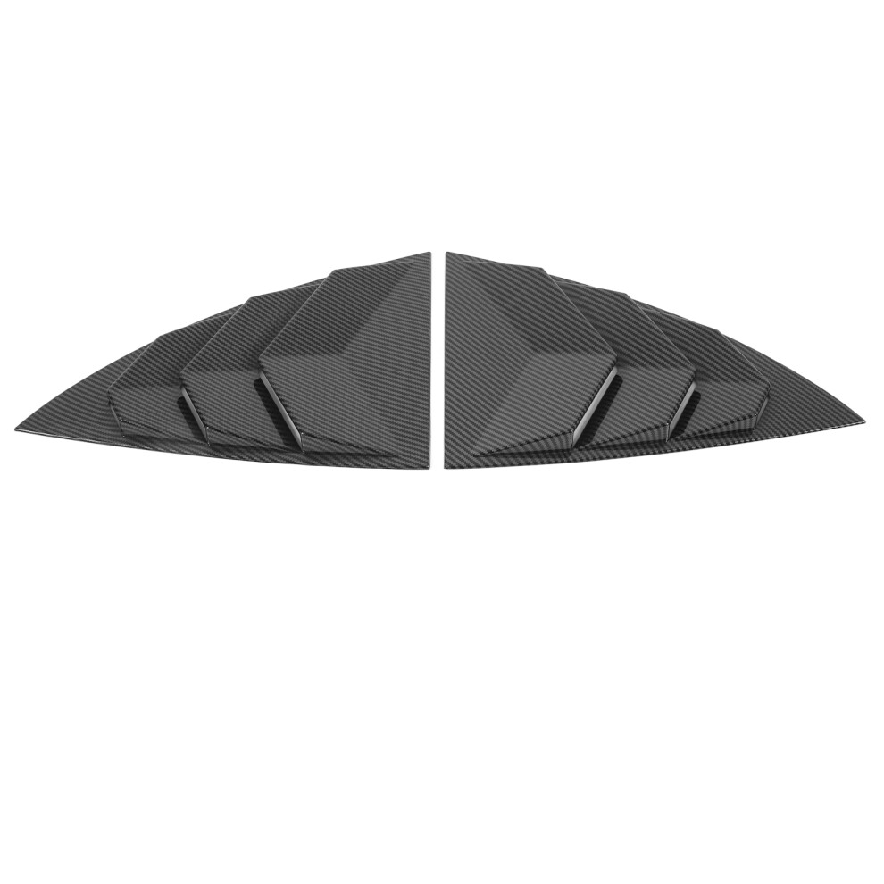 2Pcs Carbon Fiber Side Window Spoiler For Tesla Model Y 2021-2023 4661389808678