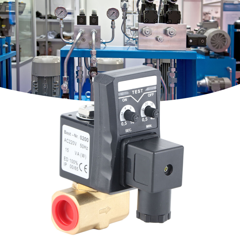 Electronic Drain Valve With Timer For Air Compressors, 220V 9401389808743