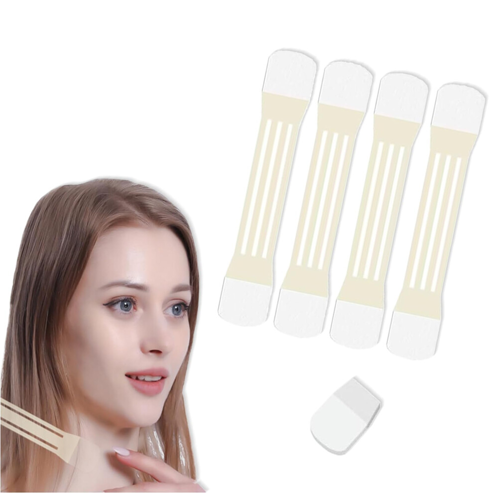 Neck Lifting Tape Invisible Breathable Jawline Lift Strips for Instant Firming and AntiWrinkle Effect (4 Tapes + 20 Patches)