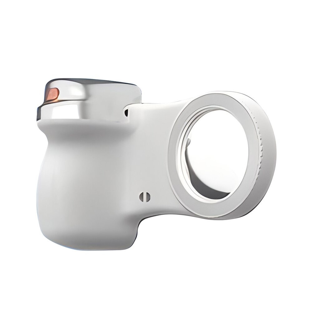 Magnetic Phone Camera Recording Hand Grip Phone Holder Photography Aid Remote Control Handle For Most Smartphone White 4713937352017