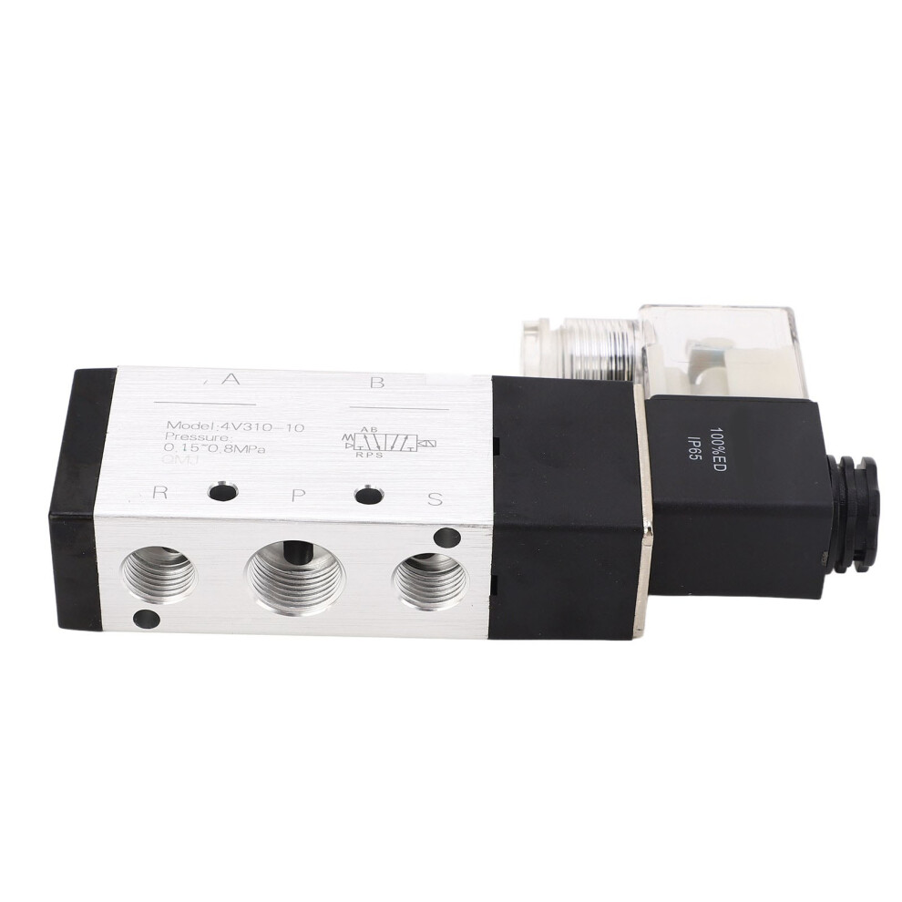 Aluminum Alloy 2-Position 5-Way Pneumatic Solenoid Valve Dc24v 4961389808778