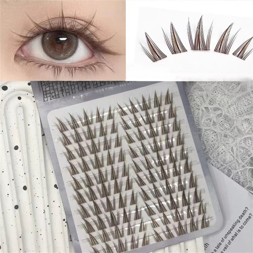 Hue-Grain (Single Box) Natural Brown Lashes 11-13Mm, Flexible Band