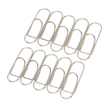 50PCS Stainless Steel Pen Clips Strong Clamping Durable for Office School Meeting