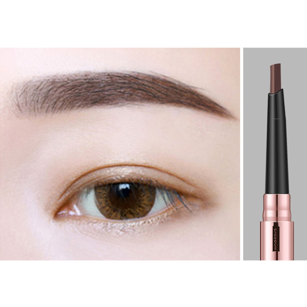 Roc-Electron (Eyebrow Pencil-02) Rotating Eyebrow Pencil With Brush, Long-Lasting