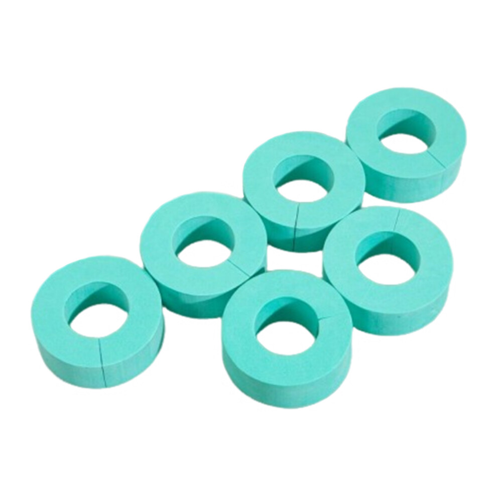 Creation-3C (Cyan, 6Pcs) Heatless C-Shape Hair Curlers For All Lengths