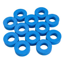 (Blue, 12 packs) Heatless C-Shape Hair Curlers for All Lengths
