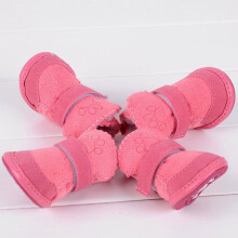 (L) Chihuahua Winter Boots for Small Dogs - Warm Pet Shoes