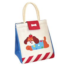 (1 Puppy) Cartoon Insulated Lunch Tote for Work & School