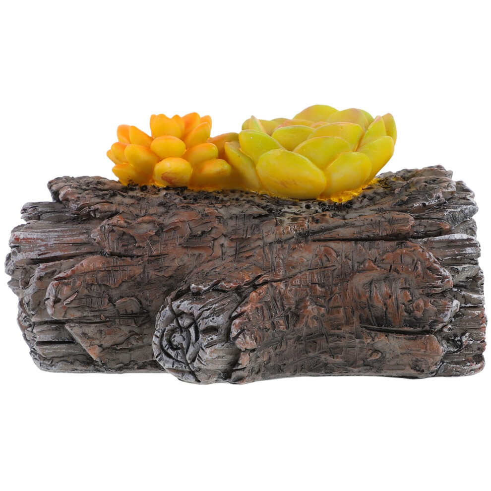 Hidden Key Holder Outdoor Rock Safe With Discreet Storage And Realistic Resin Tree Stump Design 9169991549163