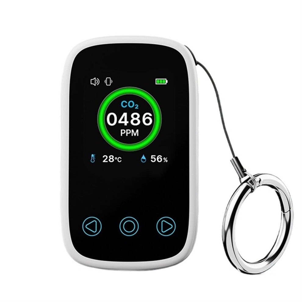 CO2 Air Quality Monitor 3 in 1 Carbon Dioxide Detector with Temperature Humidity Display