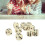 30PCS Beige 16MM Plastic Dice Set for Board & Math Games 1