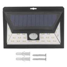 Outdoor Led Security Lighting, Waterproof Solar Wall Light For Gardens Yards Corridors Porches Terraces Driveways (Auto-On/Off Motion Detection)