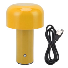 Lampă de birou LED în formă de ciupercă cu lumină în 3 culori și USB-C