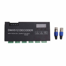 Decoder DMX512 a 24 canali con display digitale