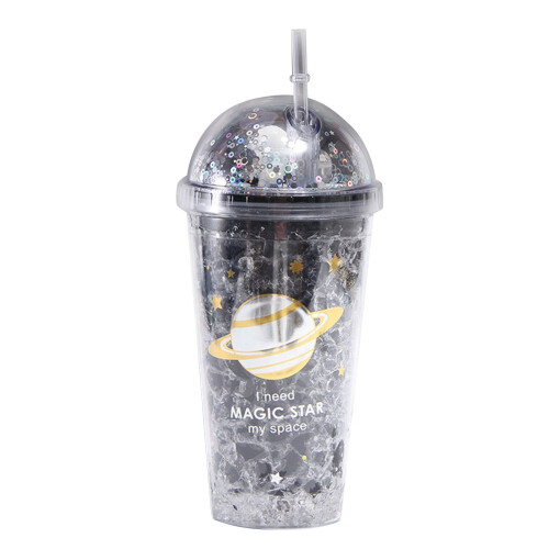 Παιδικό Κύπελλο με Καλαμάκι 500ml Διπλής Στρώσης, Αδιάβροχο 1