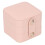 Pink PU Leather Jewelry Box with Multiple Layers 2