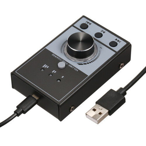 Multimedia USB Volume Controller Knob for PC 3 Modes Plug & Play Mute Button 2