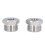2Pcs 304 Stainless Steel Cola Barrel Adapter 6