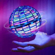 Flying Orb Ball Blue with 360 Hover Rotation, Durable Hover Ball Toy for Indoor Outdoor Play