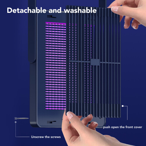Ηλεκτρικό Εντομοκτόνο, 2500V, 395nm UV Light, Αποσπώμενο & 1