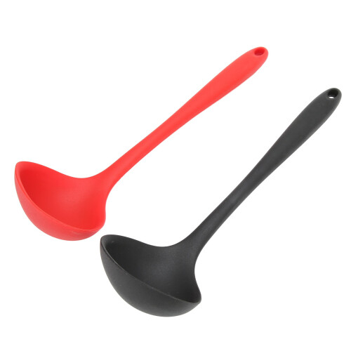 Silikon-Suppenlöffel mit Aufhängeloch – 2er-Pack 2