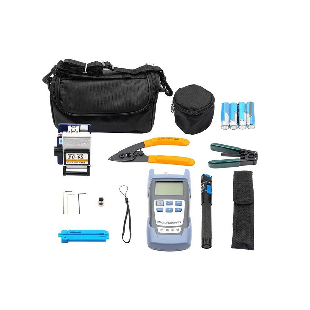 Ftth Fiber Optic Tool Kit With Fiber Fibra Optica Power Meter 10Mw Visual Fault Locator Fc-6S Ftth Tool 6032687780238