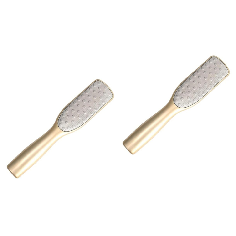 2pcs Stainless Steel Foot File Dead Skin Remover DualSided Pedicure Rasp for Callus Removal Smooth Feet