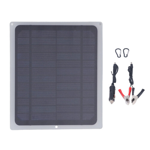 12V10W Mini solpanel, monokrystallinsk, vandtæt