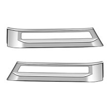 Car Rear Window C Pillar Trim Cover for Forester 2025 Door Outer Pillar Garnish Trim Panel Silver