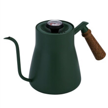 Handbryggare med Trähandtag Hem Vattenkokare med Smal Mun Dropp Kaffe Handbryggare C