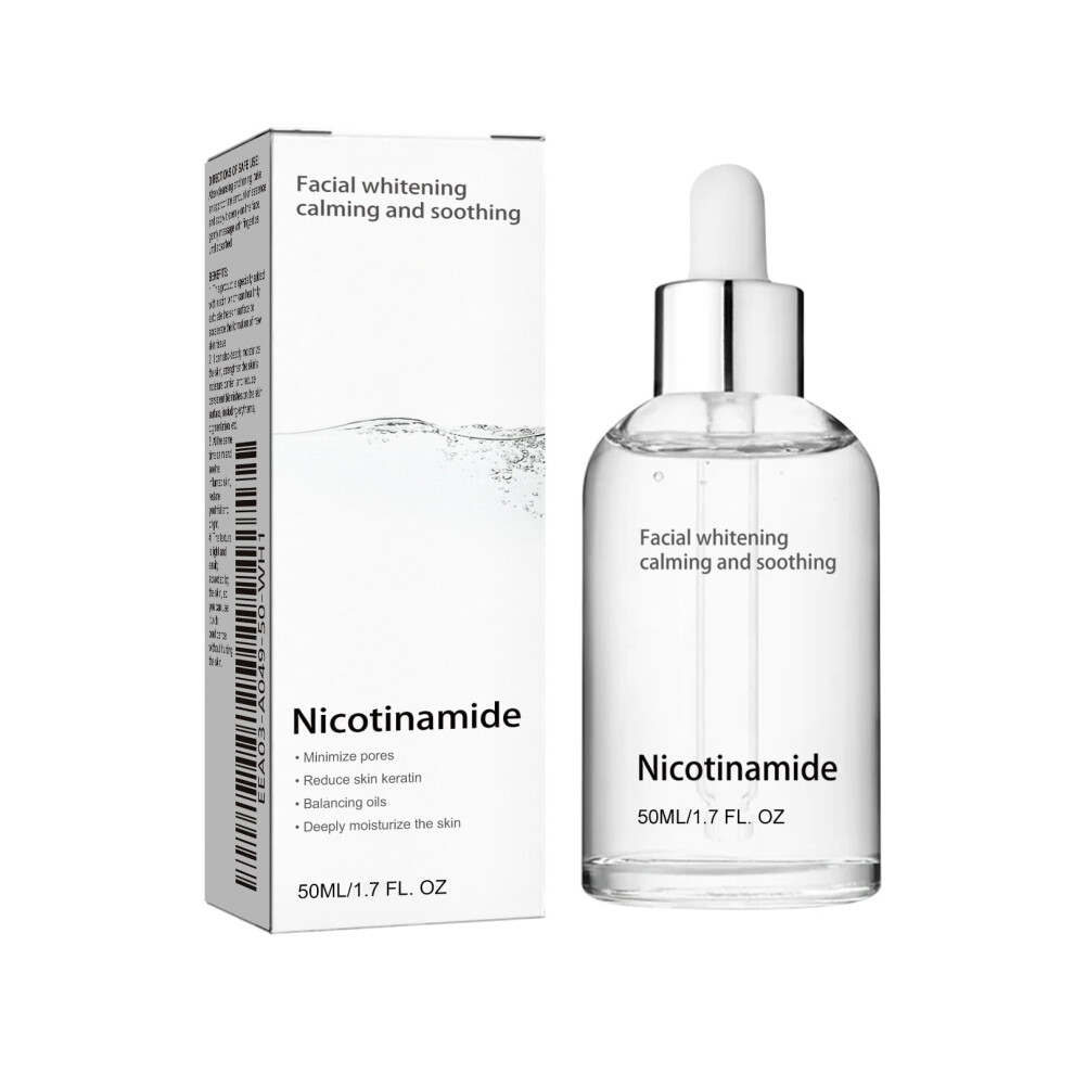 Niacinamide Face Serum 50ml for Sensitive Skin with Hyaluronic Acid and Panthenol, Deep Hydration and Pore Refining