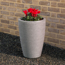 Strata Amesbury Medium Planter, Stone - 35cm
