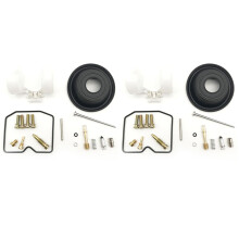 2X Carburetor Repair Kit Configure Vacuum Diaphragm and Float for ZRX400/ZRX-II ZR400C/E/F Keihin 1989-1997
