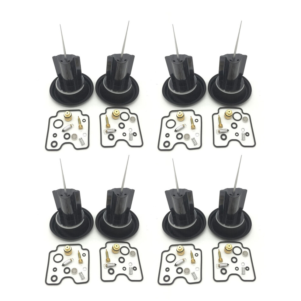 8 Set For Bandit 1200 Gsf1200 Gsf1200s Gsf Plunger Diaphragm Parts Of Motorcycle Carburetor Repair Kit Black 6032086063833