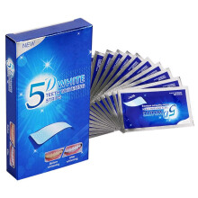 Enamel Safe Teeth Whitening Strips 14 Treatments, No Sensitivity Formula, At Home Kit for Coffee and Tea Stains