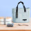 Borsa termica portatile per il pranzo 7