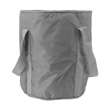 Collapsible Camping Bucket with Leakproof Design and Foldable Foot Bath Basin for Outdoor Use Grey