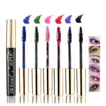 6 Colors Waterproof Colored Mascara Set Volumizing Long Lasting Smudge Resistant Lash Tint