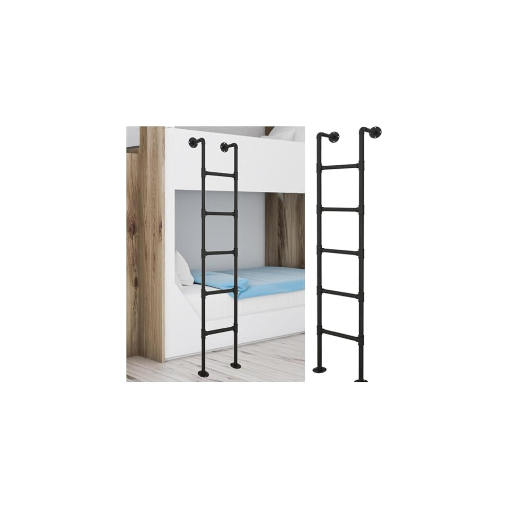 Emergency Escape Ladder For Basement Window Well With Durable Safety Construction And Height 9092120053616