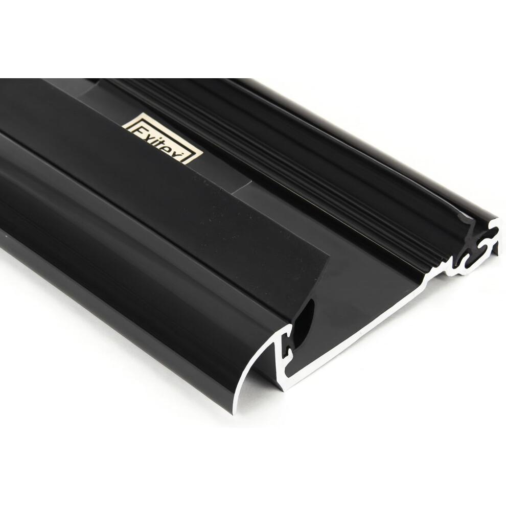 Photos - Other for Repair Macclex 15/2 Aluminium Door Threshold Draught Excluder Cill, 914mm (36"), Energy Efficient Metal Weatherproof Strip (Black)