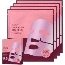 4 Pack Collagen Face Mask with PDRN for Deep Hydration, Pore Tightening and Improved Skin Elasticity