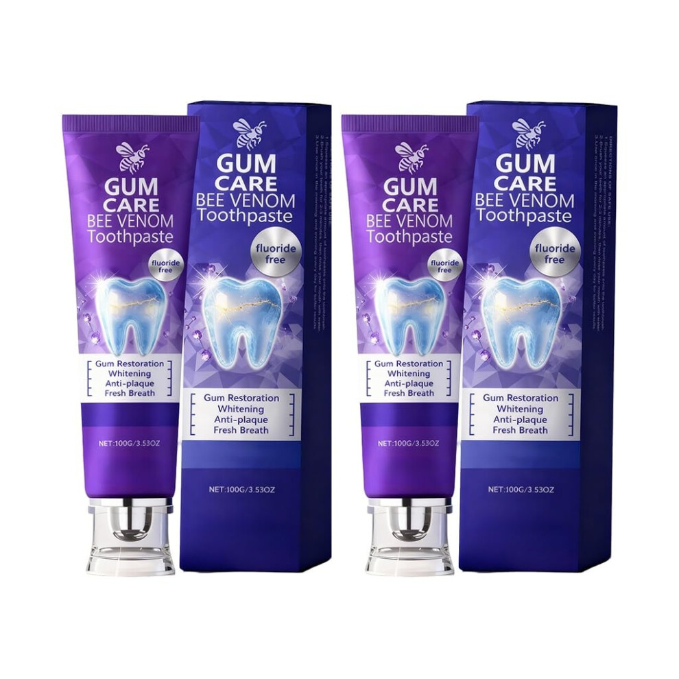 Teeth Whitening Toothpaste 2PCS â Effective Whitening Action, Enamel Strengthening and Fresh Breath for Daily Use