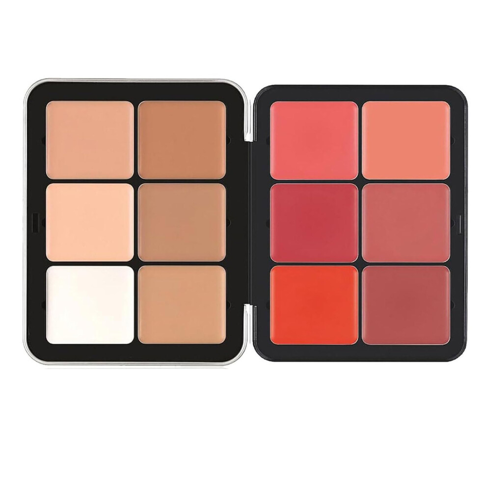 Cream 12 Color Concealer Palette Waterproof Full Coverage Contour Makeup For All Skin Tones