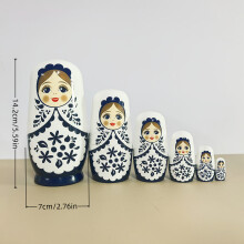 Muñecas rusas de madera para anidar para Pascua, día de San Patricio, bodas, cumpleaños y juguetes hechos a mano para